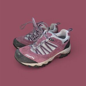 Clorts Uneebtex Suede Leather Waterproof Hiking Trail Shoe Wms US 6.5